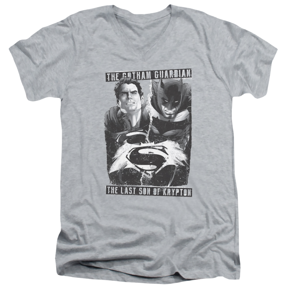Batman v Superman Guardian V Son - Men's V-Neck T-Shirt Style001