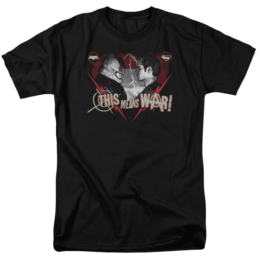 Batman v Superman This Means War - Men's Regular Fit T-Shirt