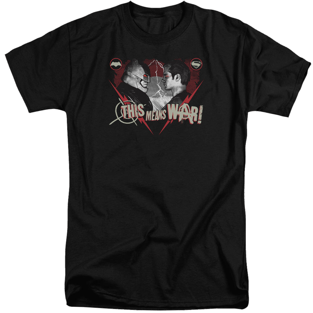 Batman v Superman This Means War - Men's Tall Fit T-Shirt Style001