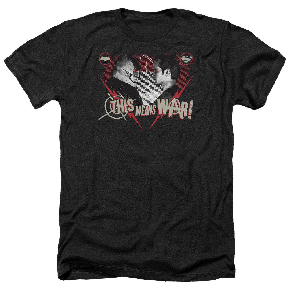 Batman v Superman This Means War - Men's Heather T-Shirt Style001