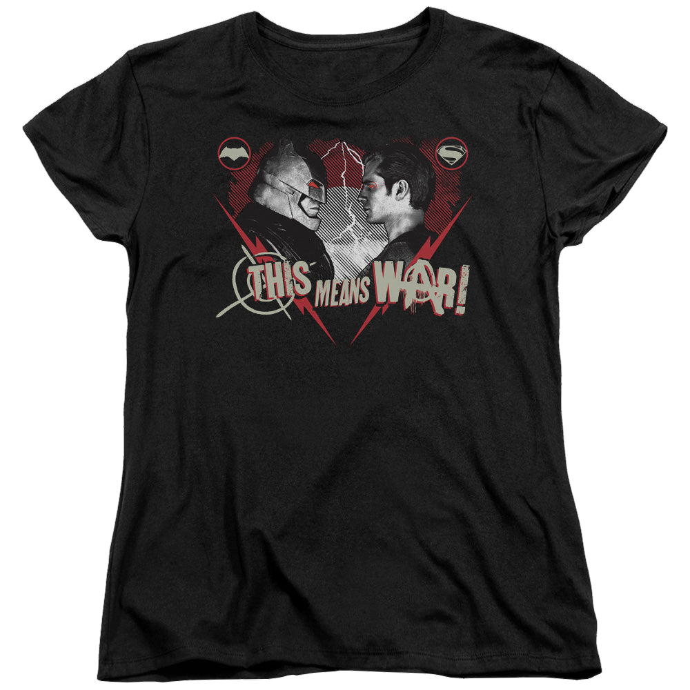 Batman v Superman This Means War - Women's T-Shirt