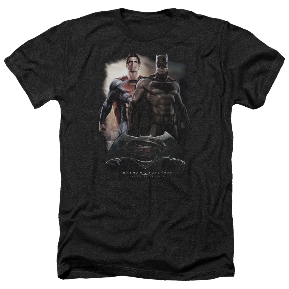 Batman v Superman Dawn - Men's Heather T-Shirt Style001