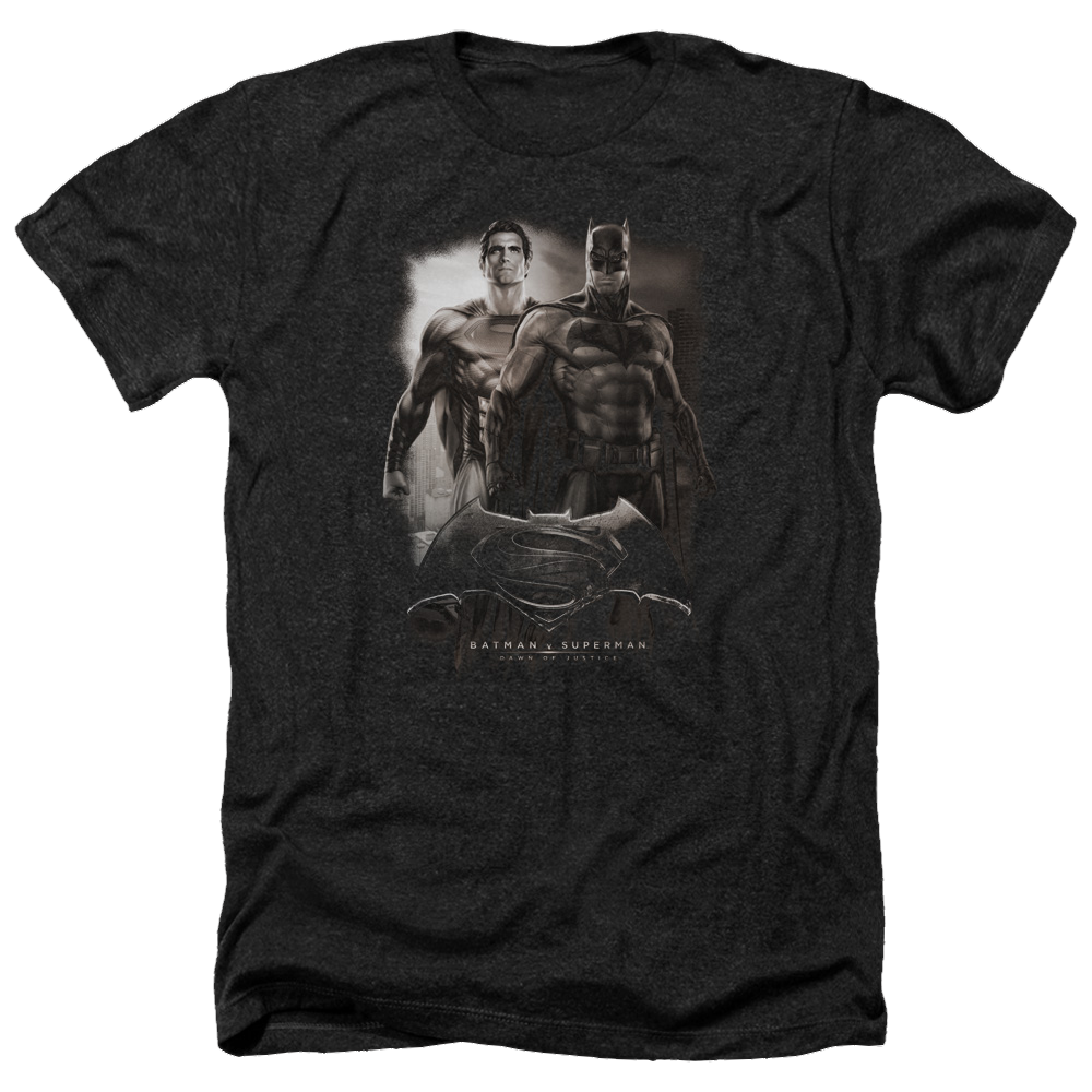 Batman v Superman Dawn - Men's Heather T-Shirt Style003