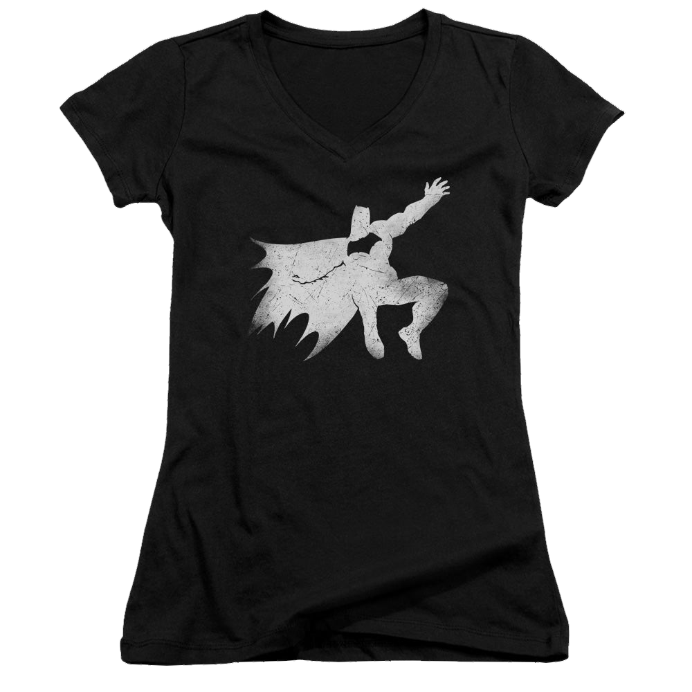 Batman v Superman Knight Silhouette - Juniors V-Neck T-Shirt