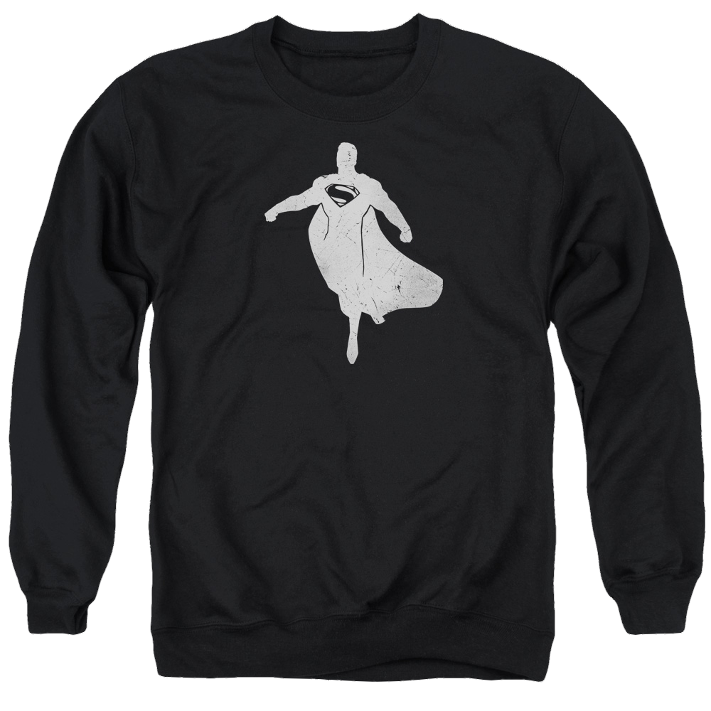 Batman v Superman Superman Silhouette - Men's Crewneck Sweatshirt Style001