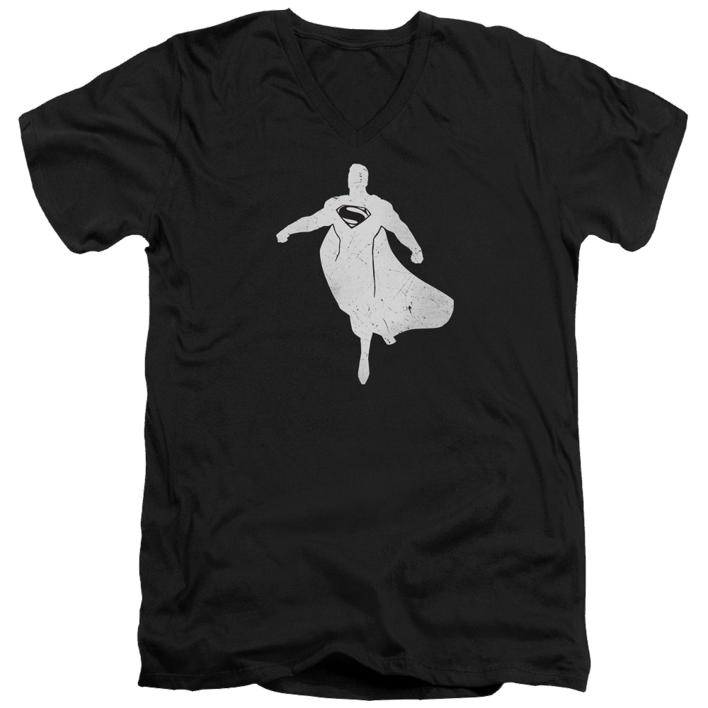 Batman v Superman Superman Silhouette - Men's V-Neck T-Shirt Style001