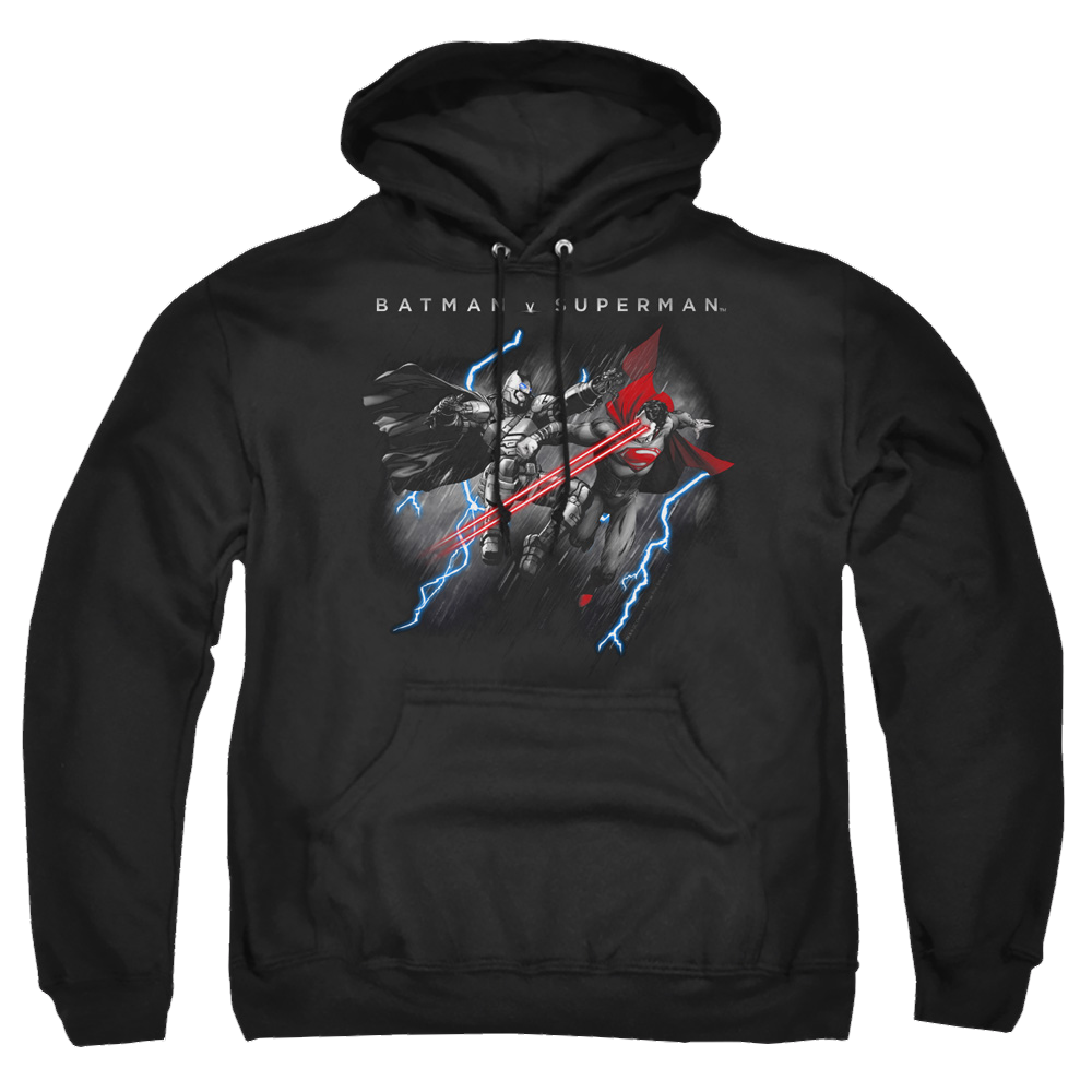 Batman v Superman Lightning Fight - Pullover Hoodie Style001