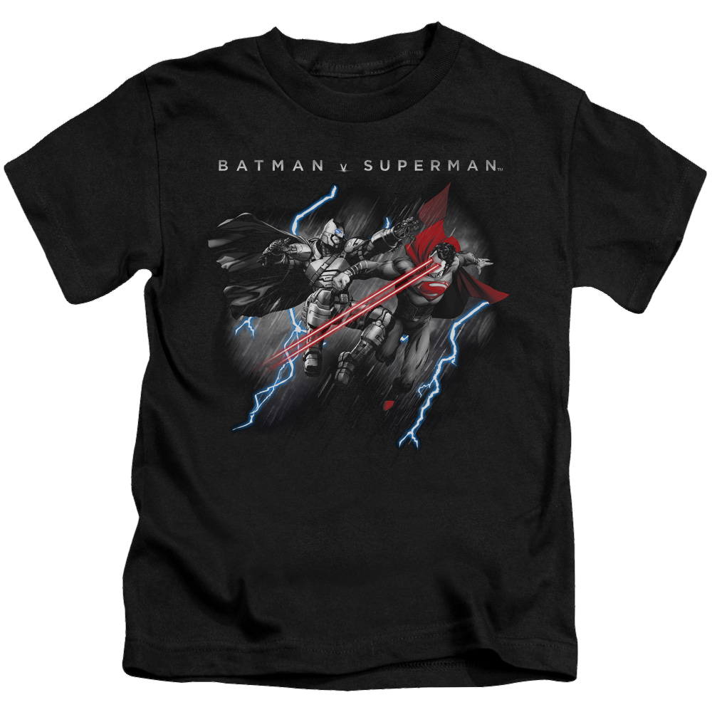 Batman v Superman Lightning Fight - Kid's T-Shirt Style001