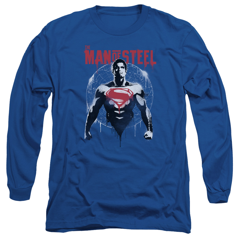 Batman v Superman Super Spray - Men's Long Sleeve T-Shirt Style001