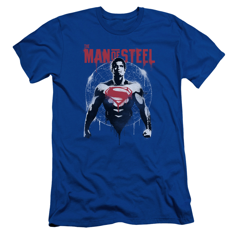 Batman v Superman Super Spray - Men's Slim Fit T-Shirt Style001