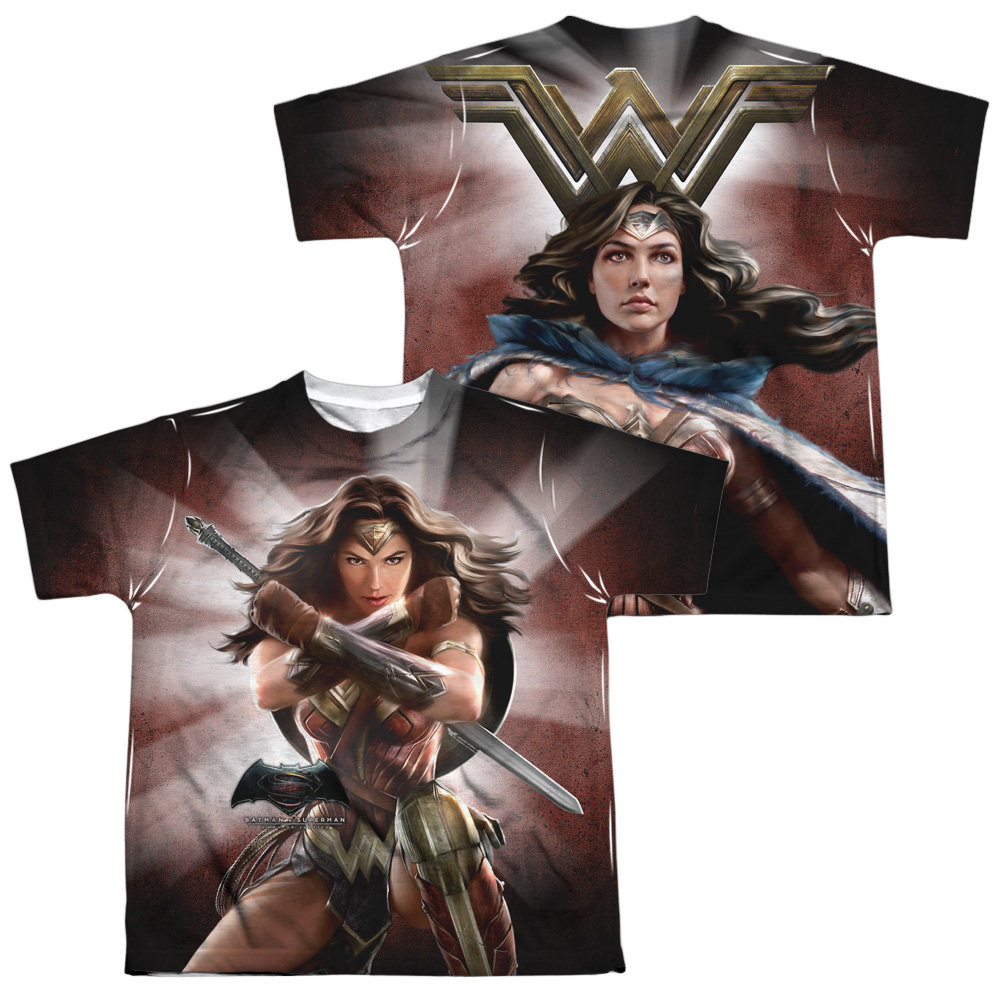 Batman v Superman Wonder Woman Light (Front/Back Print) - Youth All-Over Print T-Shirt Style001