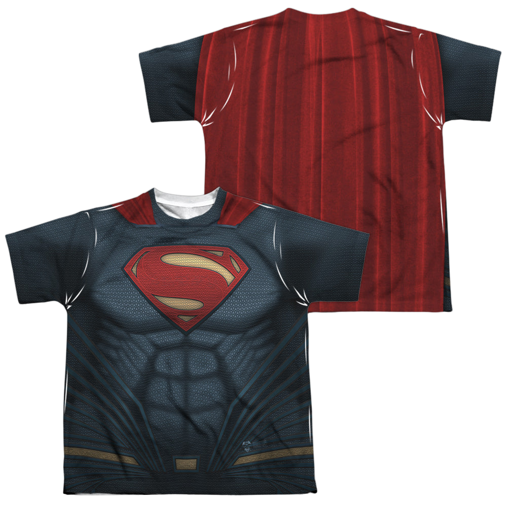Batman v Superman Superman Uniform (Front/Back Print) - Youth All-Over Print T-Shirt