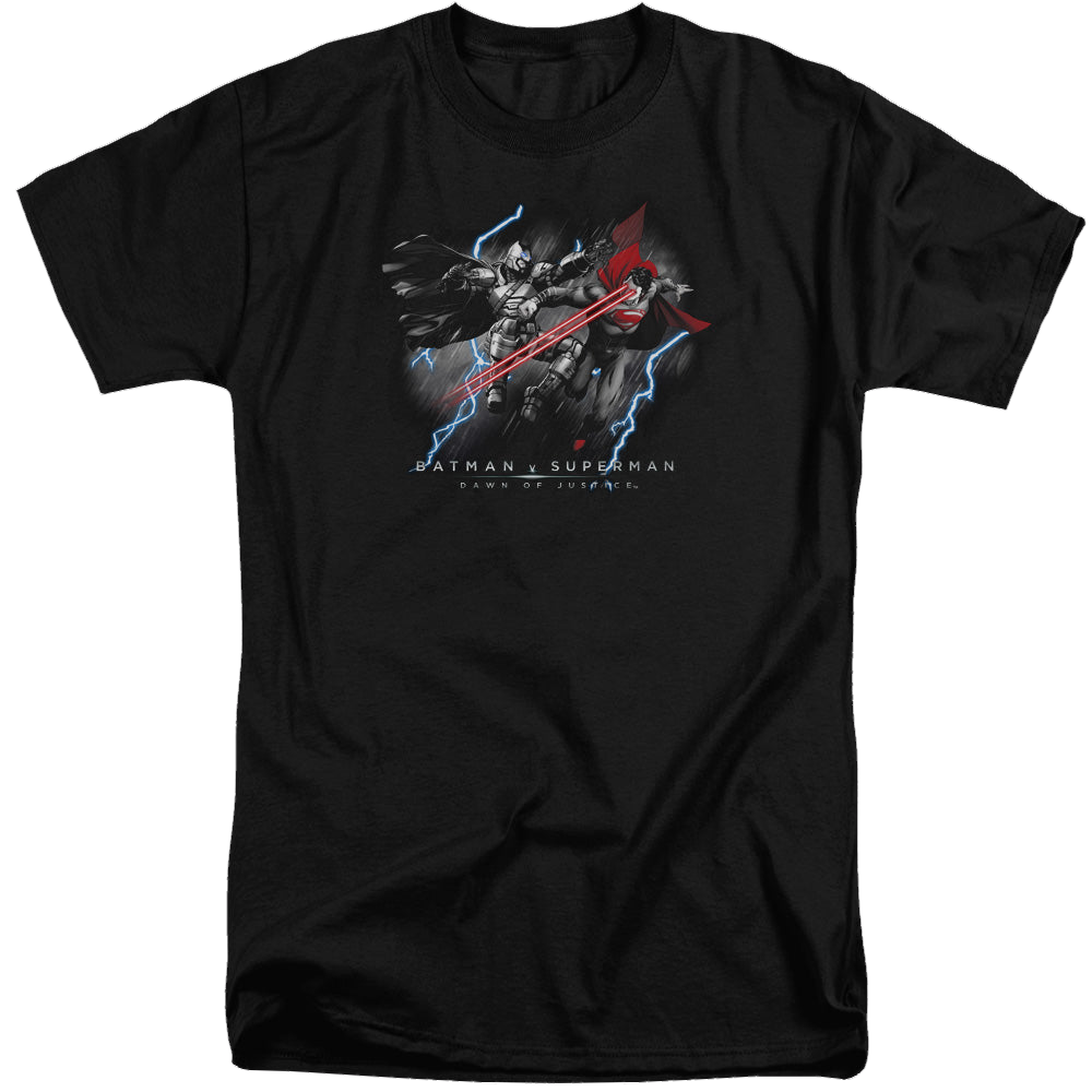 Batman v Superman Lightning V Heat Vision - Men's Tall Fit T-Shirt Style001