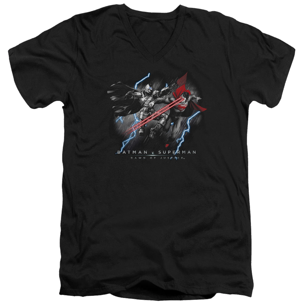 Batman v Superman Lightning V Heat Vision - Men's V-Neck T-Shirt
