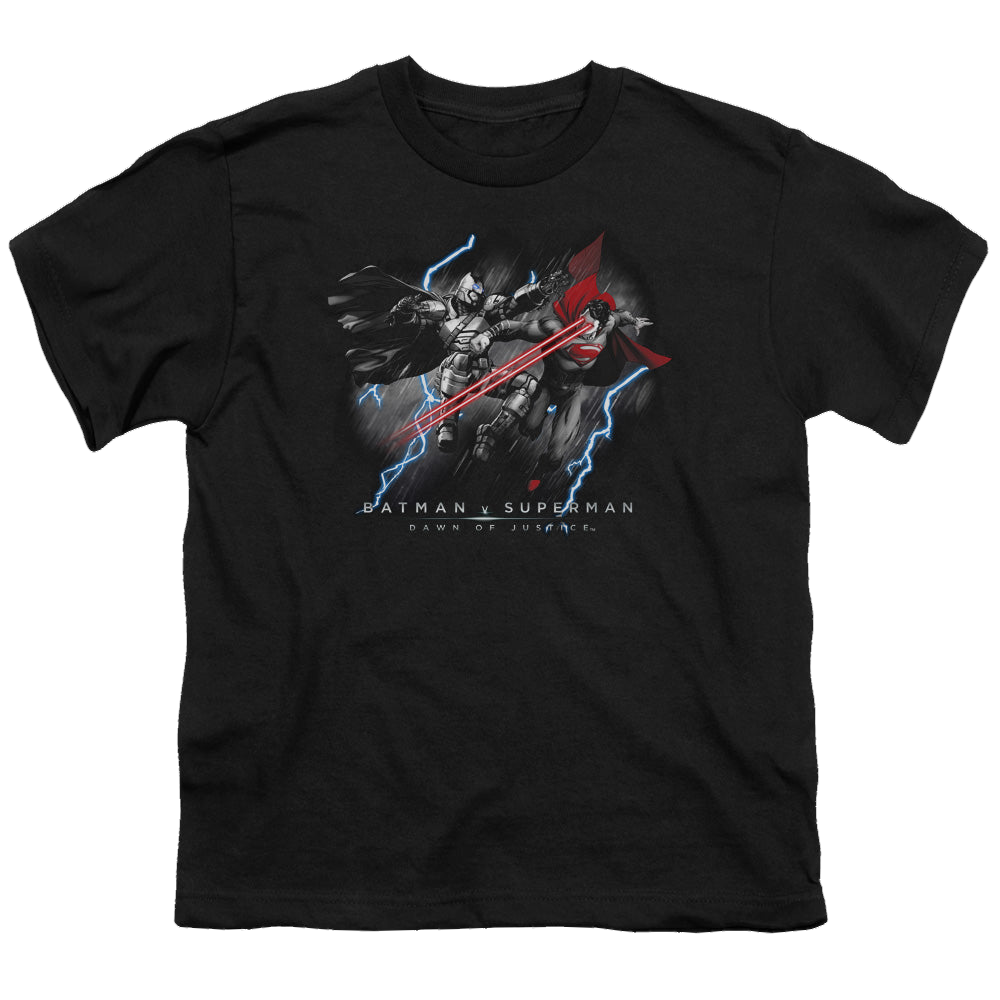 Batman v Superman Lightning V Heat Vision - Youth T-Shirt