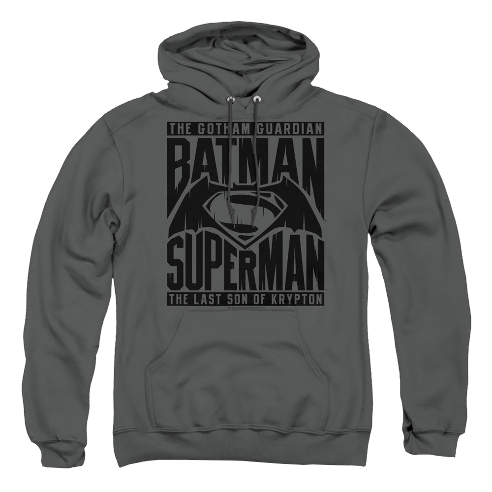 Batman v Superman Title Fight - Pullover Hoodie