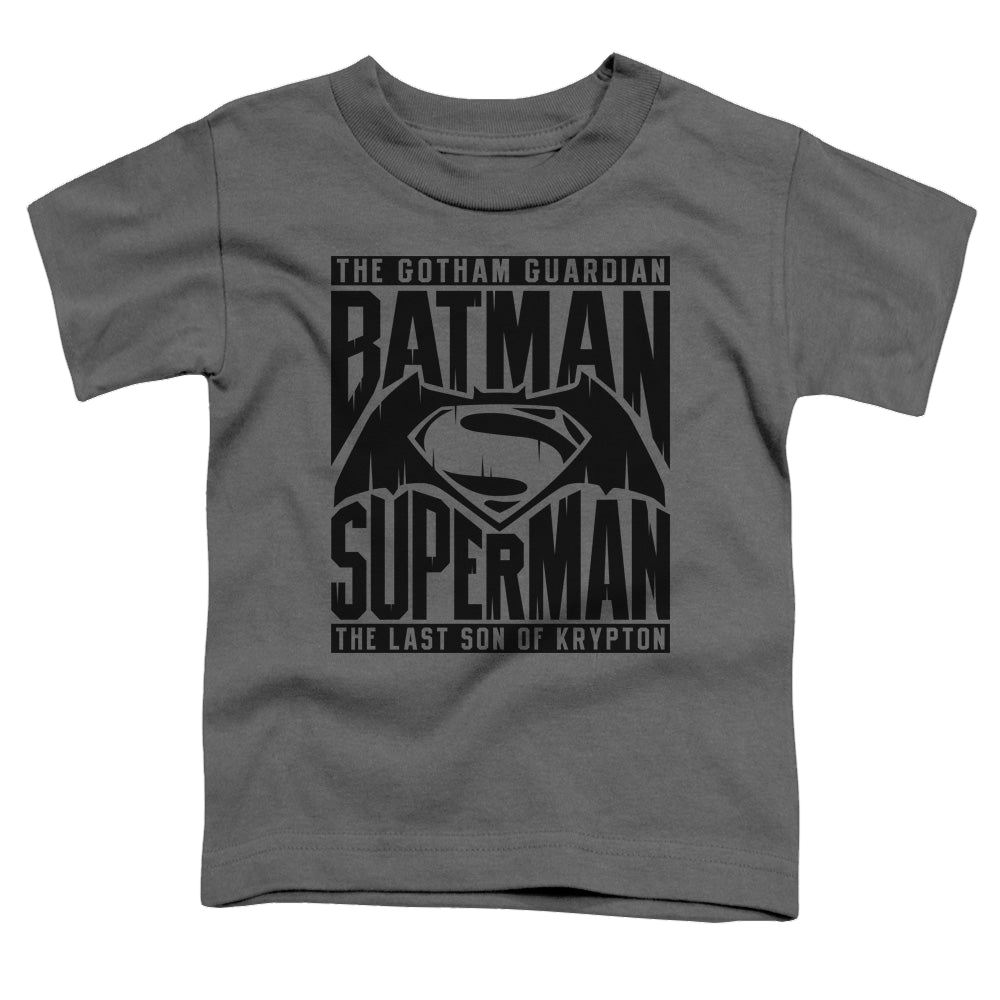 Batman v Superman Title Fight - Kid's T-Shirt Style001