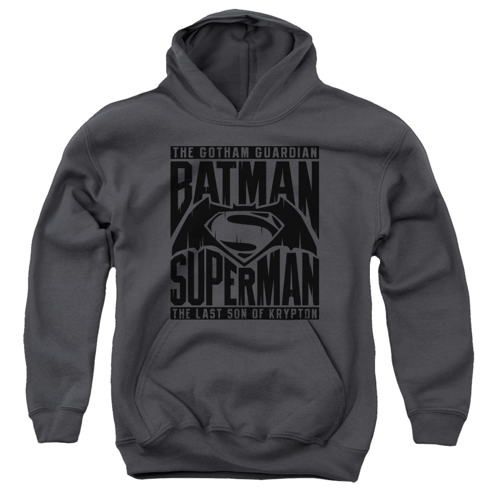 Batman v Superman Title Fight - Youth Hoodie
