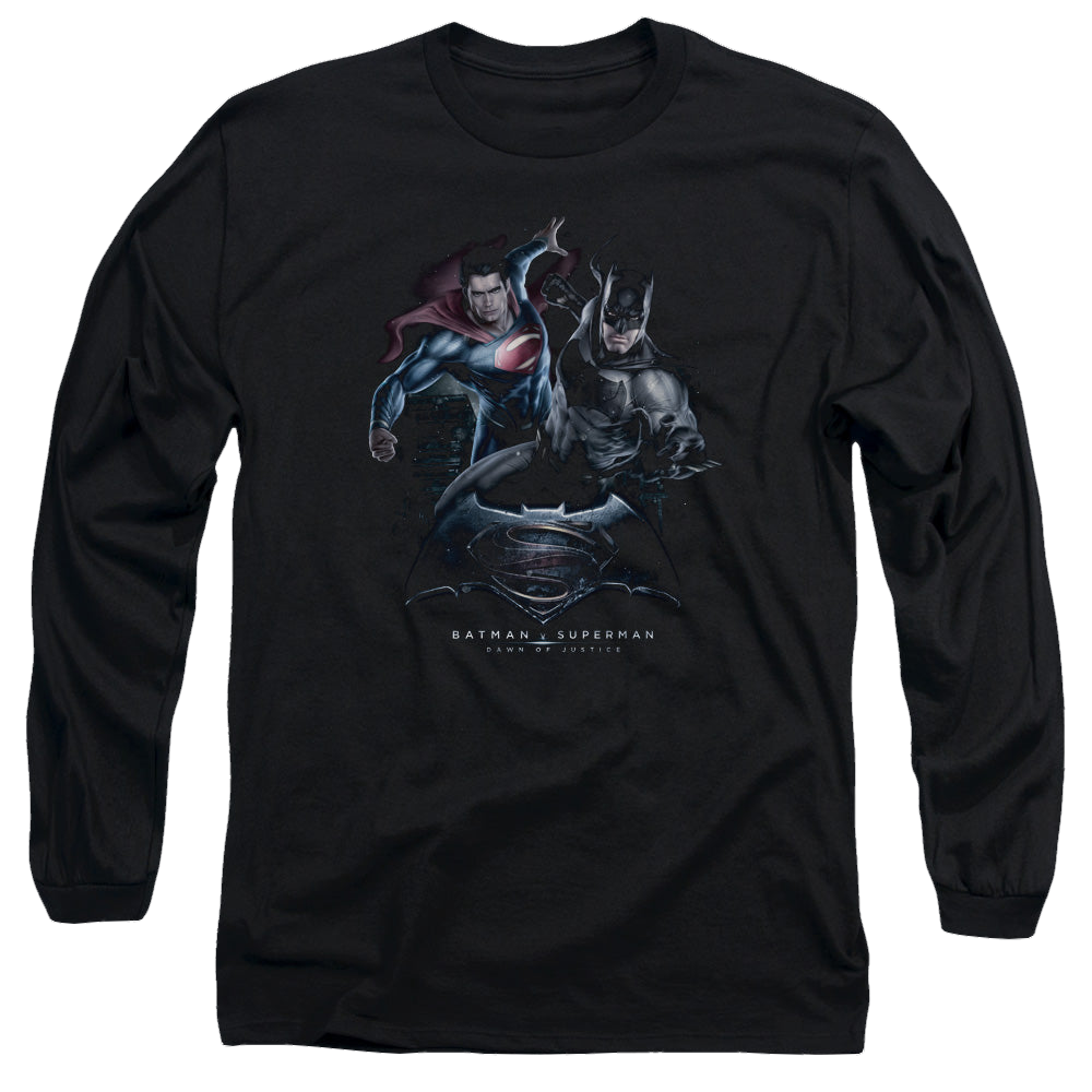 Batman v Superman Team Up - Men's Long Sleeve T-Shirt