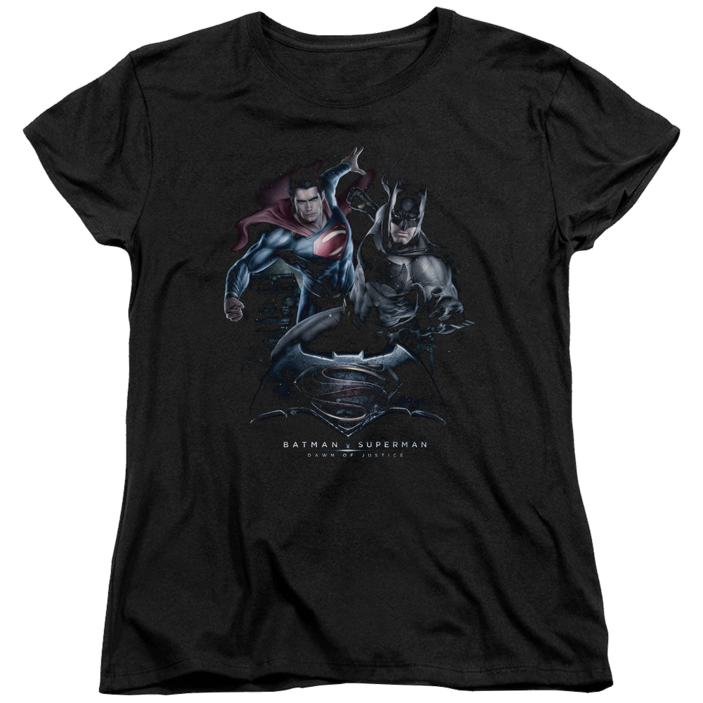 Batman v Superman Team Up - Women's T-Shirt