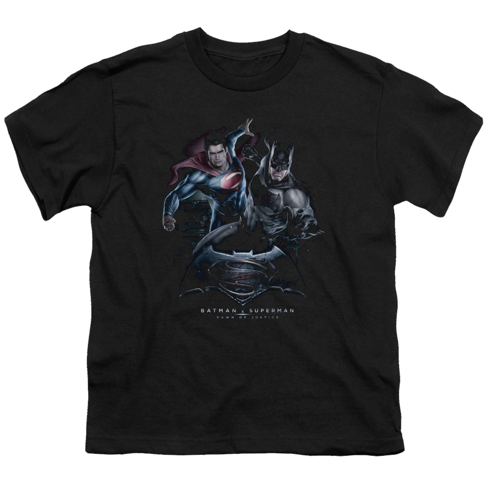 Batman v Superman Team Up - Youth T-Shirt