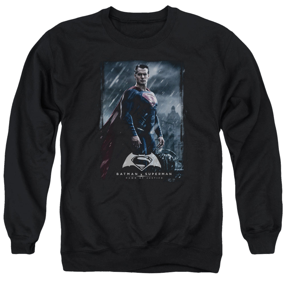 Batman v Superman Supe Poster - Men's Crewneck Sweatshirt
