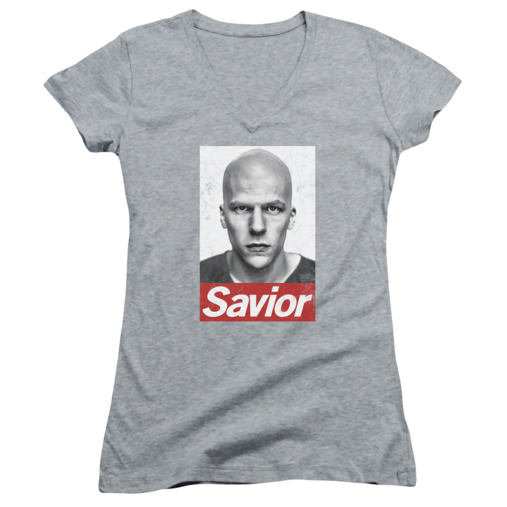 Batman v Superman Savior - Juniors V-Neck T-Shirt Style001