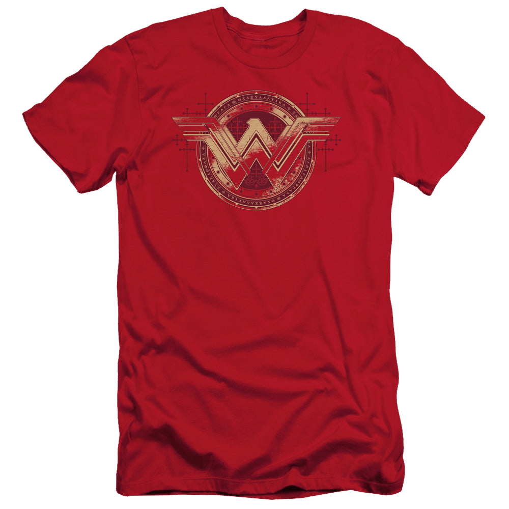 Batman v Superman Wonder Shield - Men's Slim Fit T-Shirt