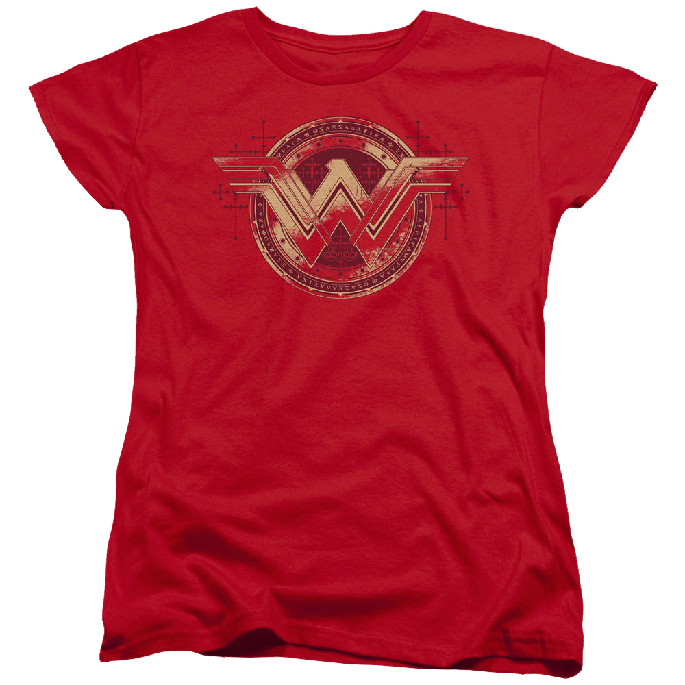 Batman v Superman Wonder Shield - Women's T-Shirt Style001