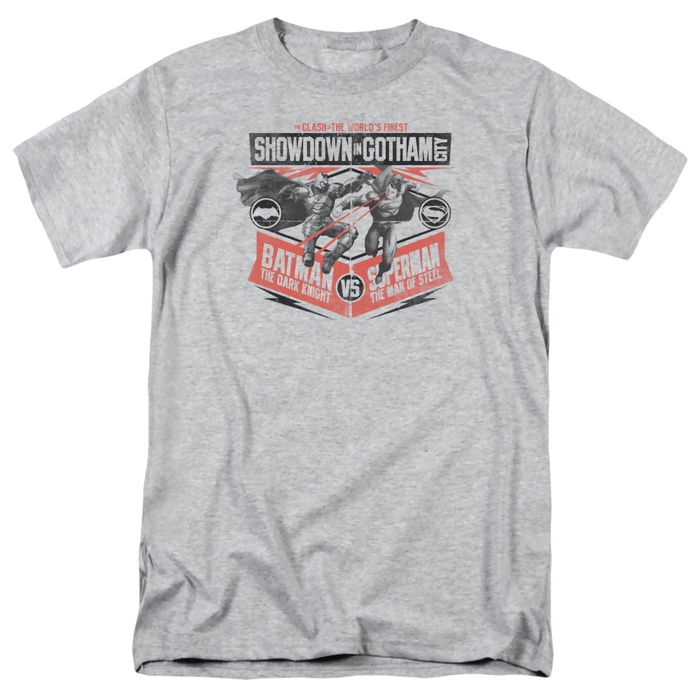 Batman v Superman Showdown In Gotham - Men's Regular Fit T-Shirt