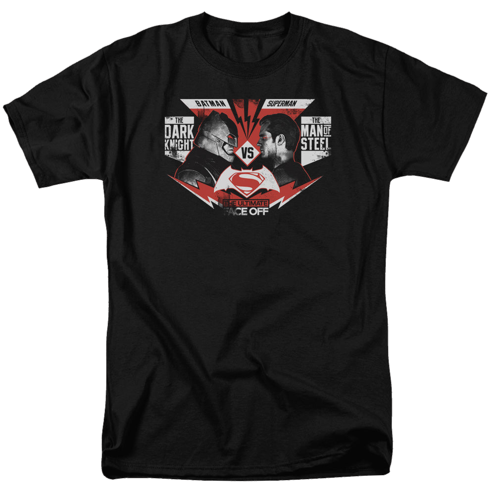 Batman v Superman Ultimate Face Off - Men's Regular Fit T-Shirt Style001
