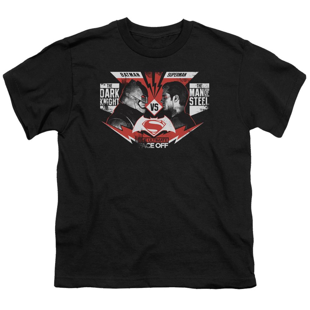 Batman v Superman Ultimate Face Off - Youth T-Shirt