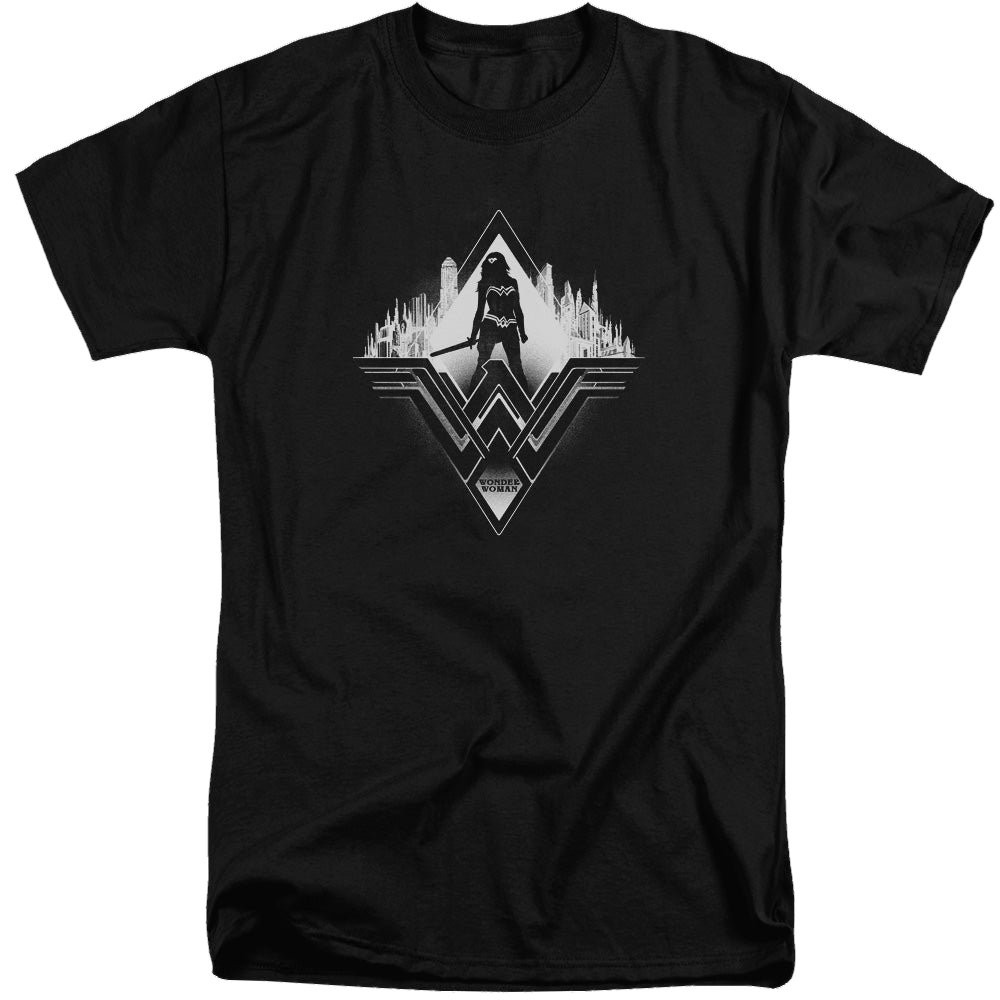 Batman v Superman City Warrior - Men's Tall Fit T-Shirt
