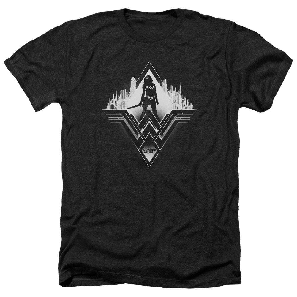 Batman v Superman City Warrior - Men's Heather T-Shirt