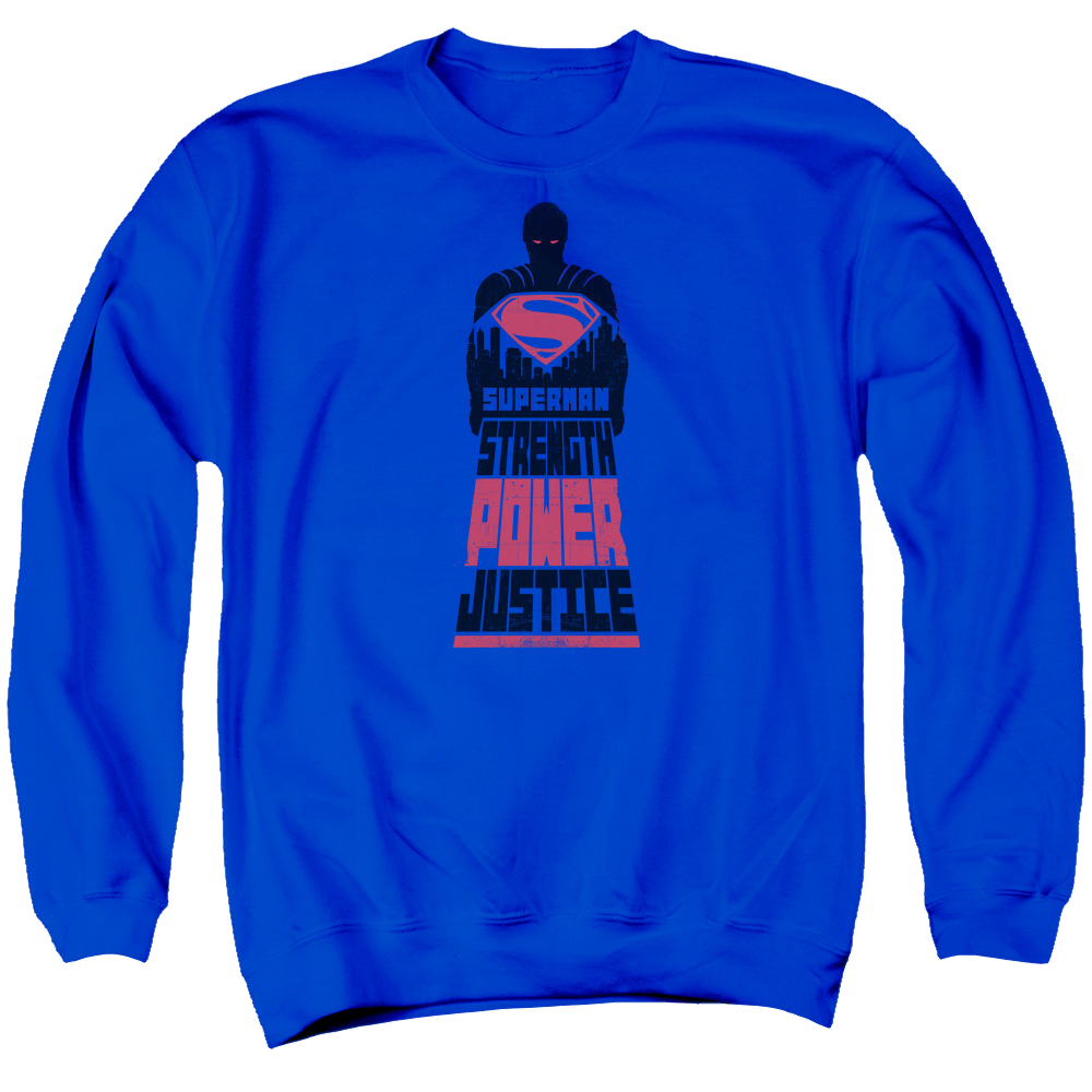 Batman v Superman Super Justice - Men's Crewneck Sweatshirt Style001