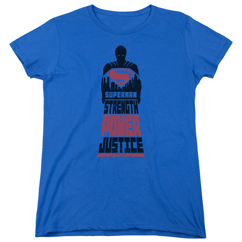 Batman v Superman Super Justice - Women's T-Shirt Style001