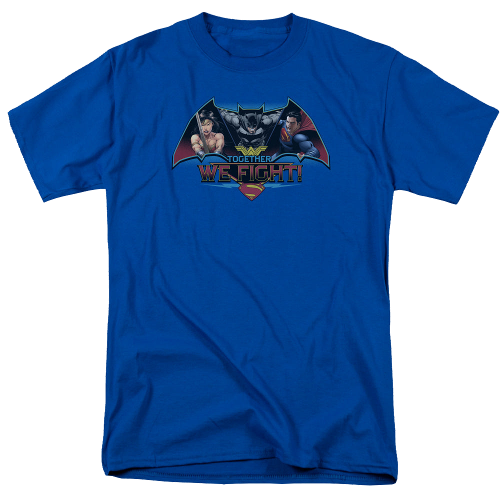 Batman v Superman Together We Fight - Men's Regular Fit T-Shirt Style001
