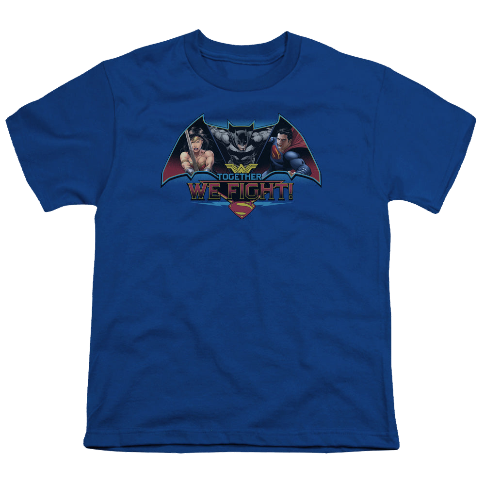 Batman v Superman Together We Fight - Youth T-Shirt