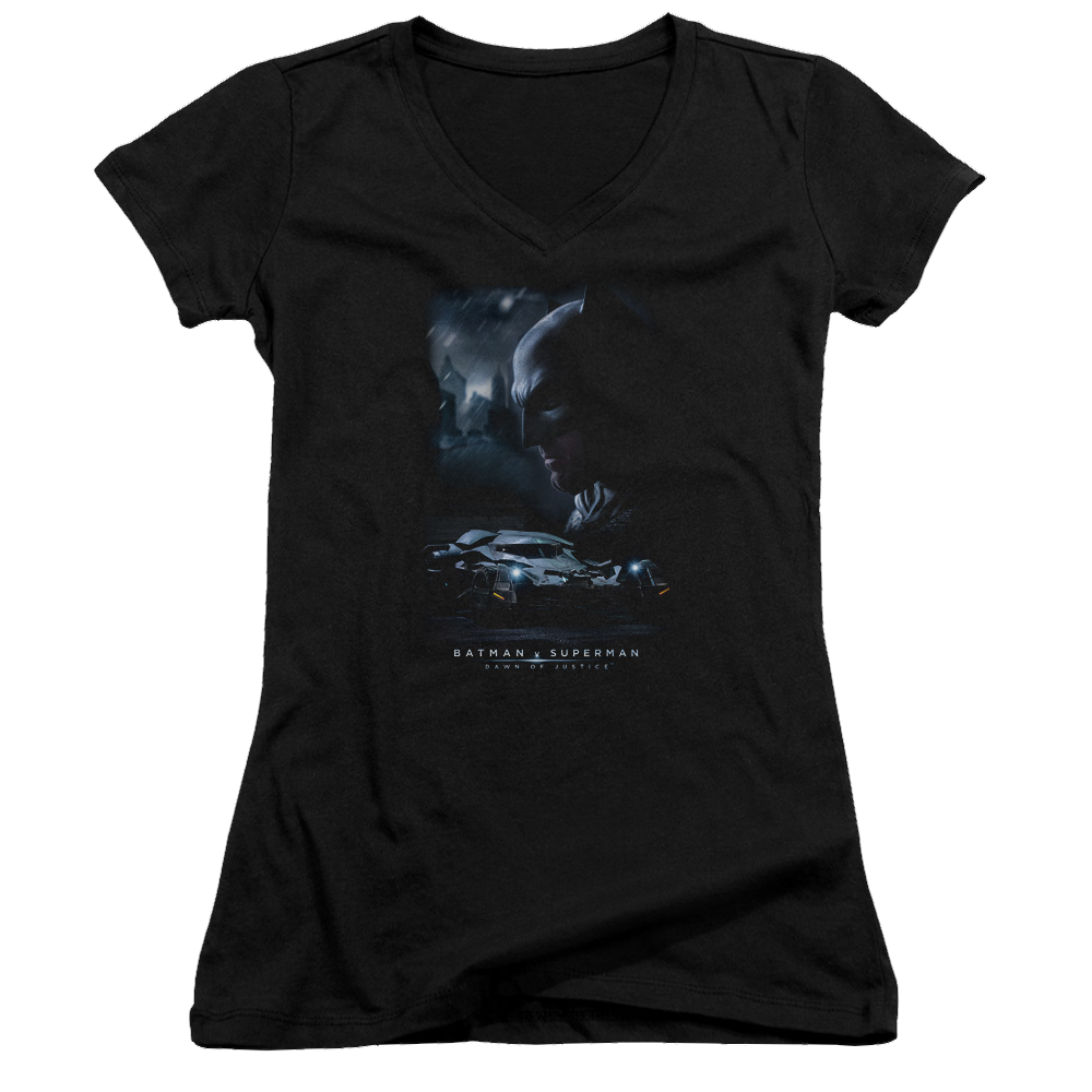 Batman v Superman Gotham Knight - Juniors V-Neck T-Shirt Style001