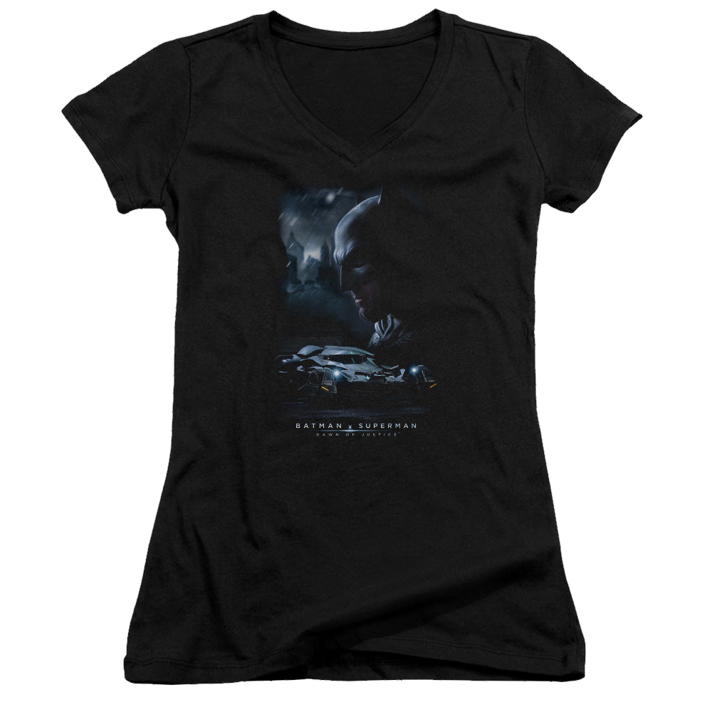 Batman v Superman Gotham Knight - Juniors V-Neck T-Shirt