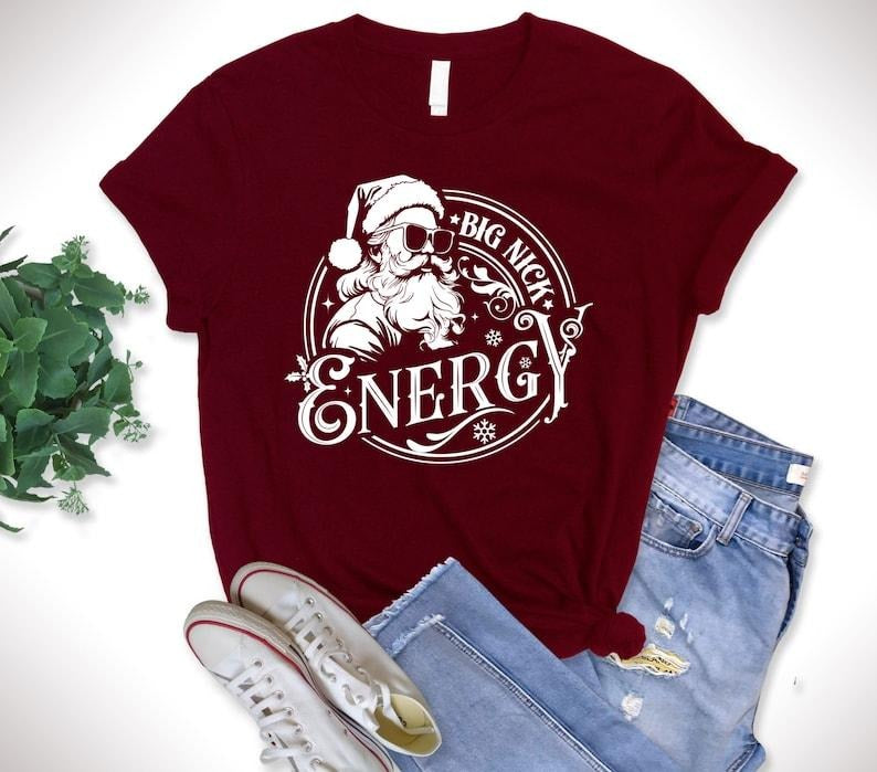 Big Nick Energy Shirt, Funny Christmas Shirt, Funny Holiday Shirt, Funny Santa Shirt, Christmas Shirt, Very Merry Christmas Party T-shirt, sweater and Hoodie