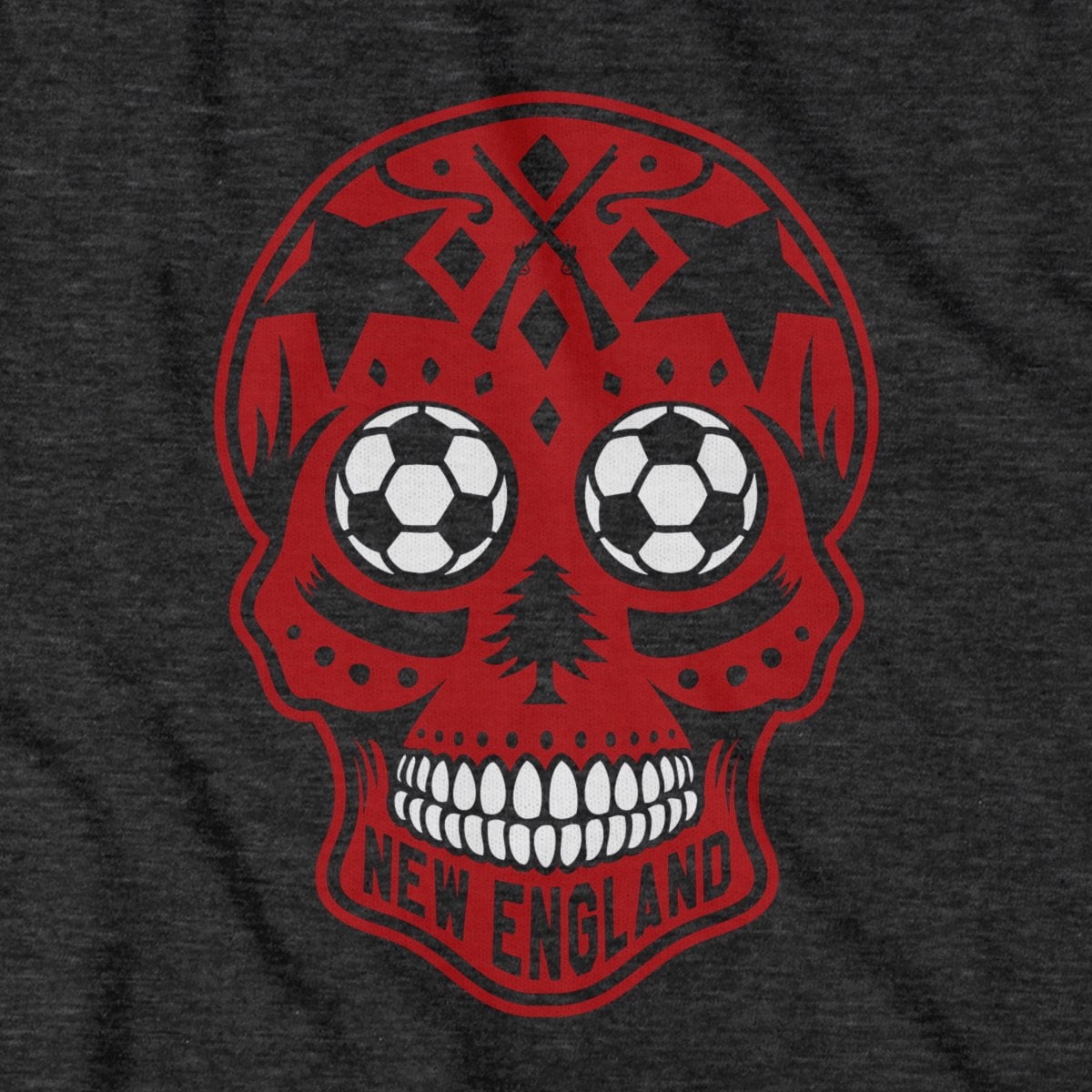 New England Soccer Dead Head T-Shirt