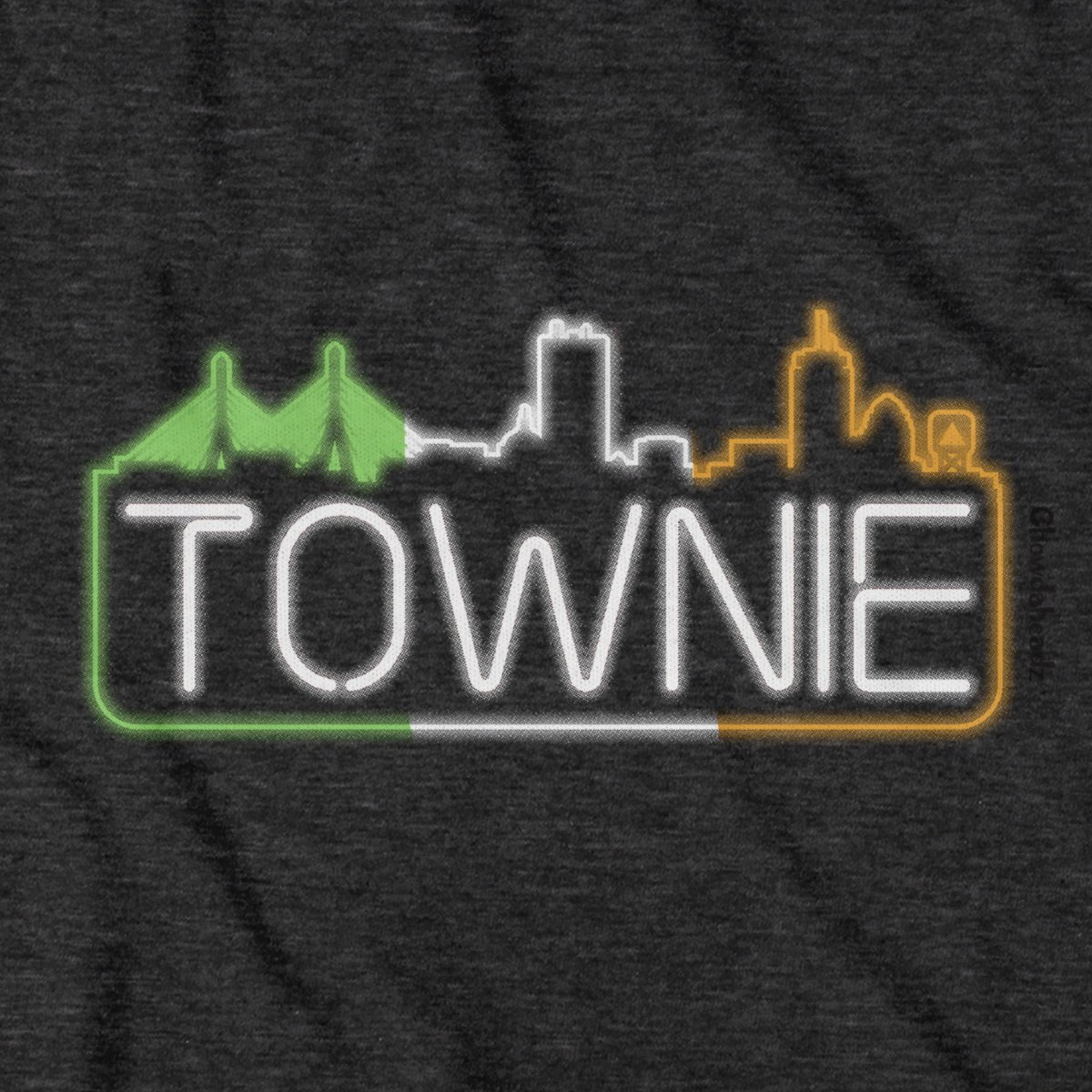 Irish Townie Neon Sign T-Shirt
