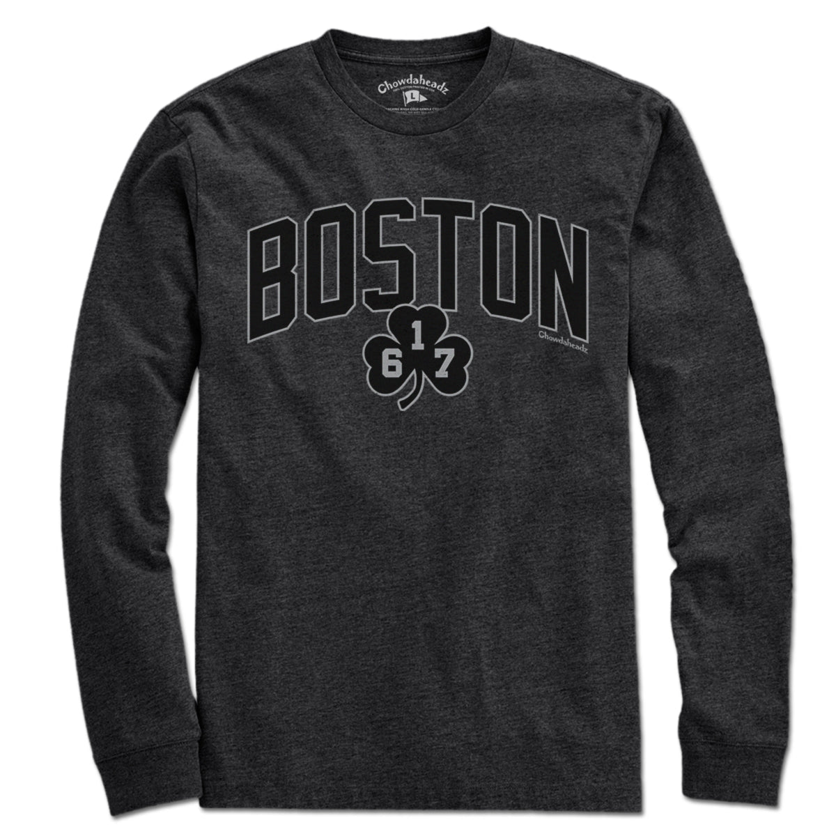 Boston Arch 617 Shamrock Blackout T-Shirt