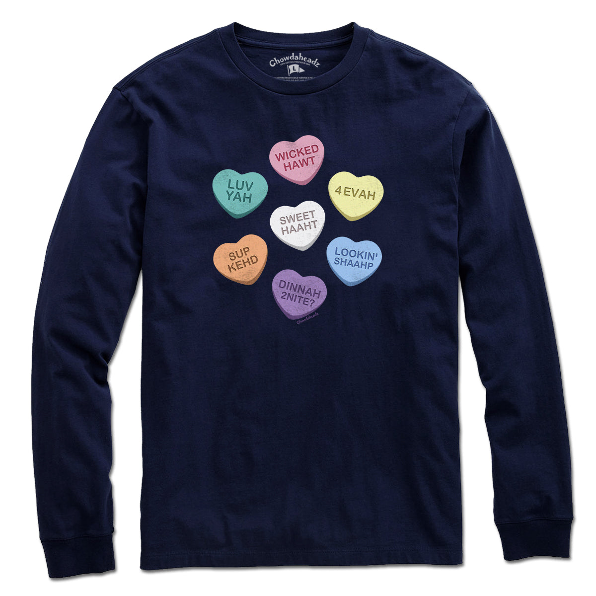 Boston Accent Candy Hearts T-Shirt