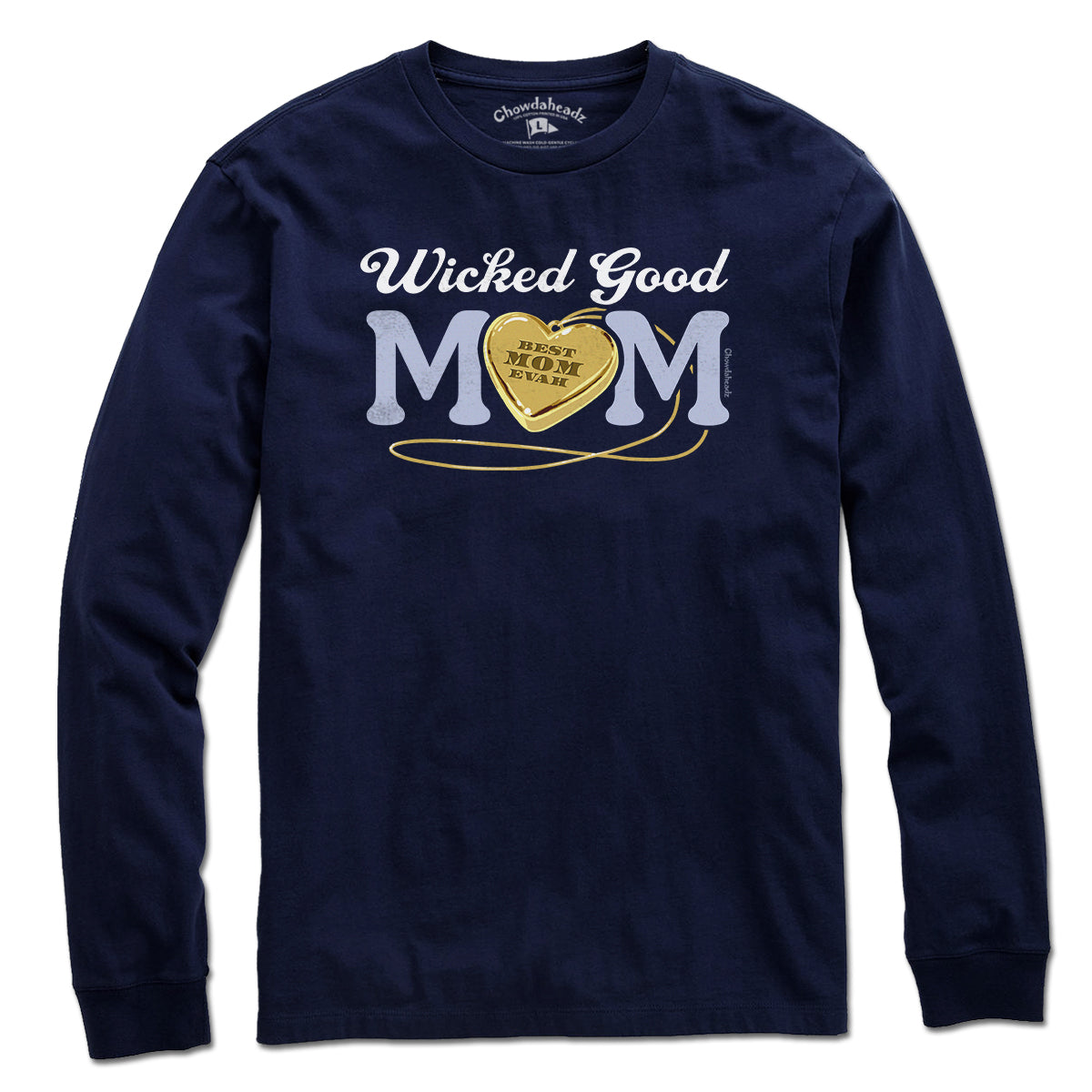 Wicked Good Mom Heart Pendant T-Shirt