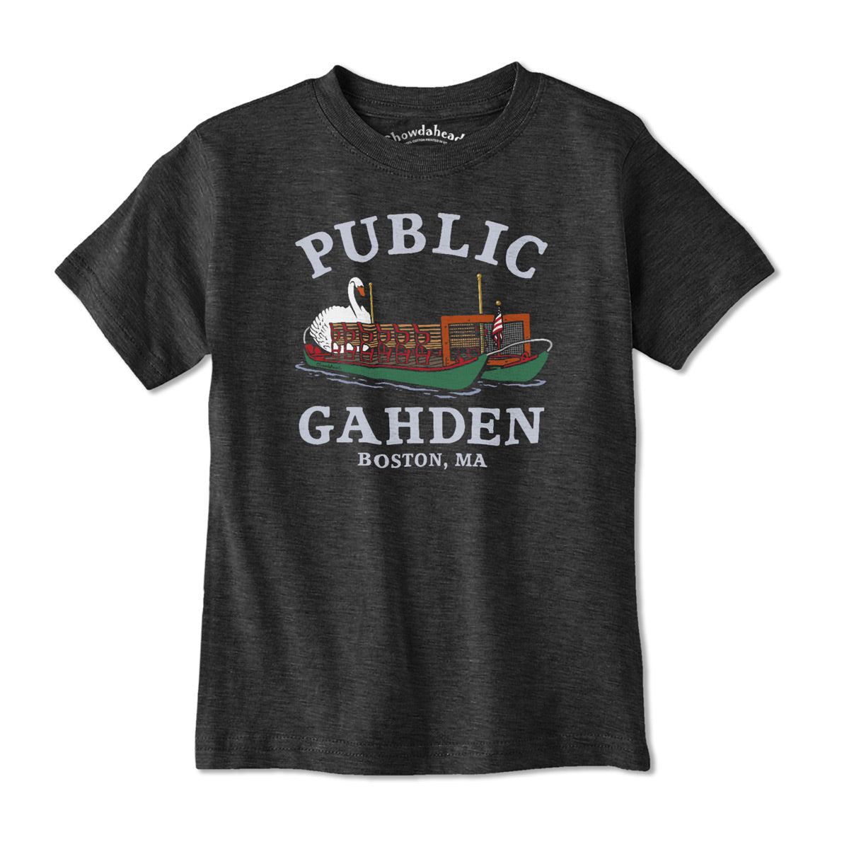 Public Gahden Swan Boat Youth T-Shirt