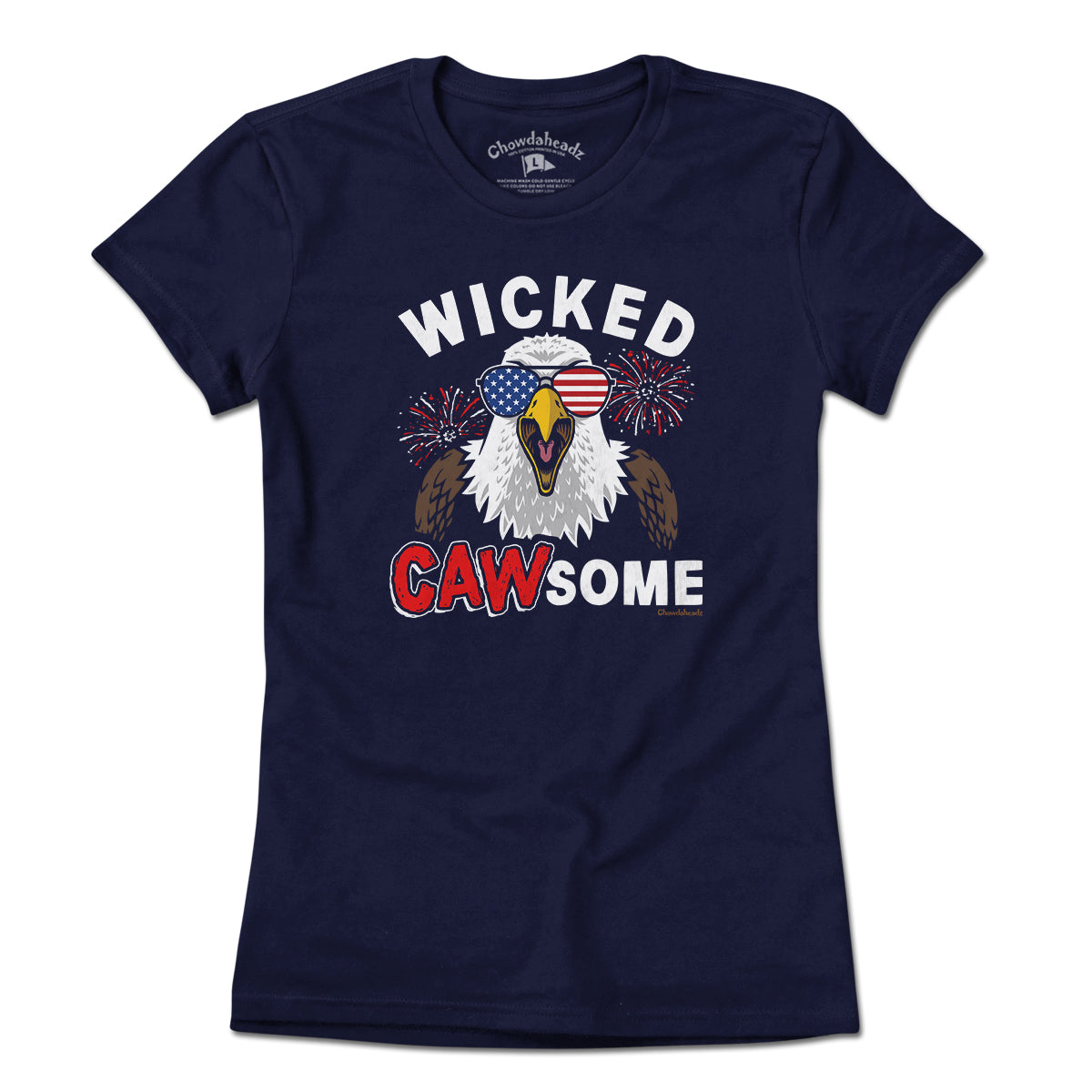 Wicked CAWsome Bald Eagle T-Shirt