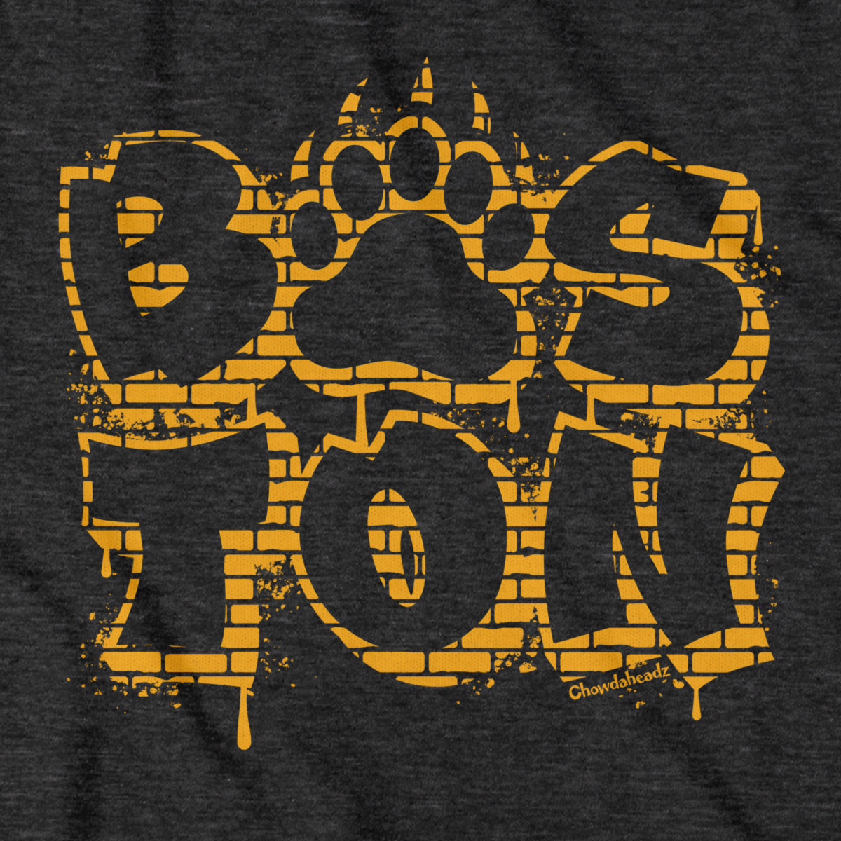 Boston Bear Paw Stacked Graffiti Youth T-Shirt