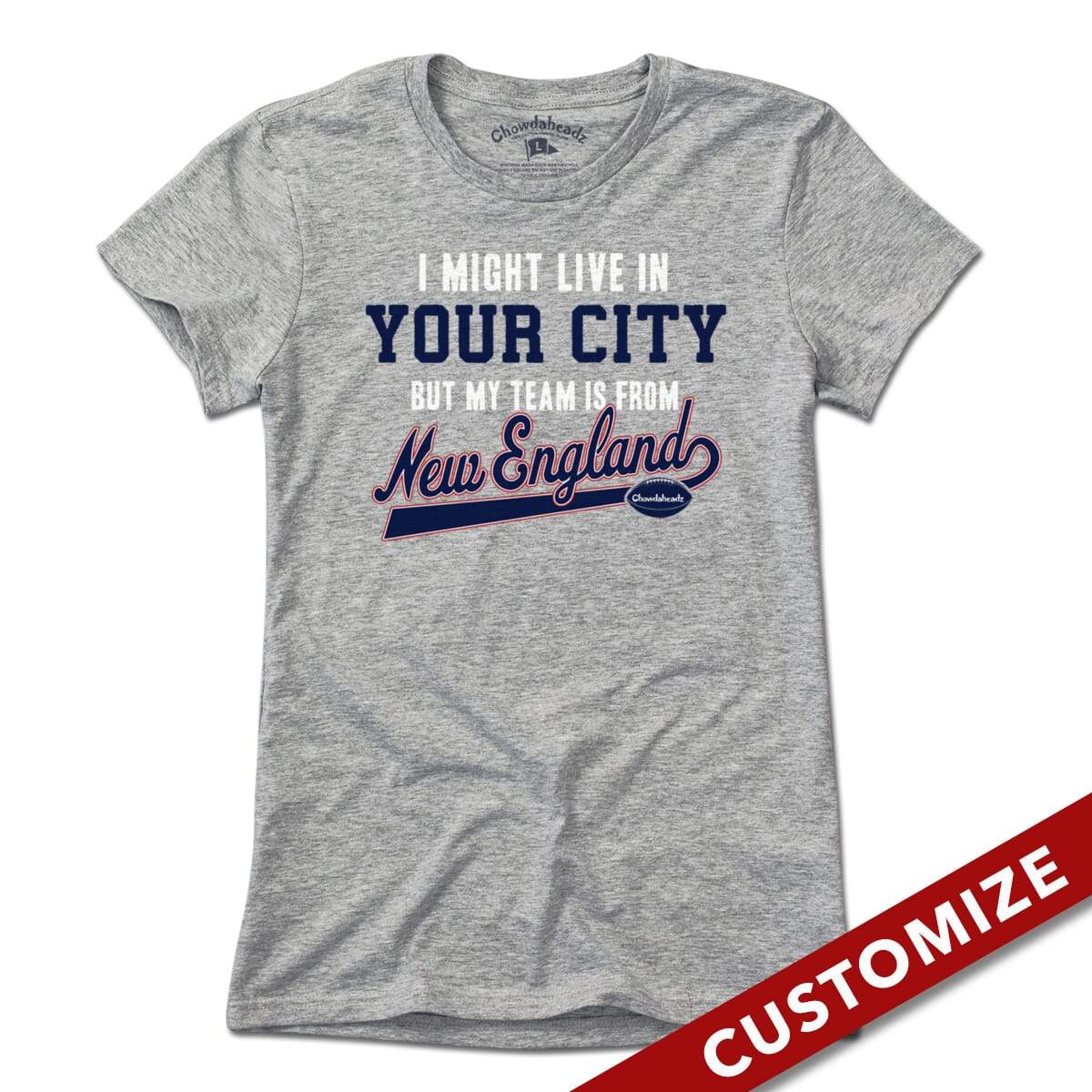 My Football Team Is In New England T-Shirt